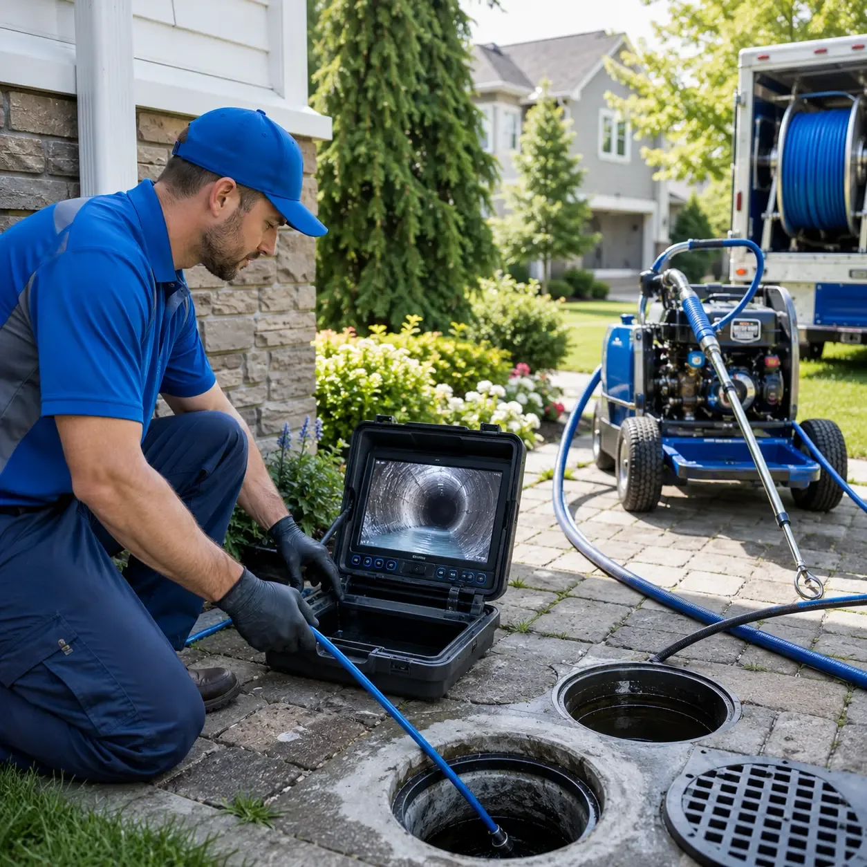 Outdoor drain cleaning professionals serving Munising, MI
